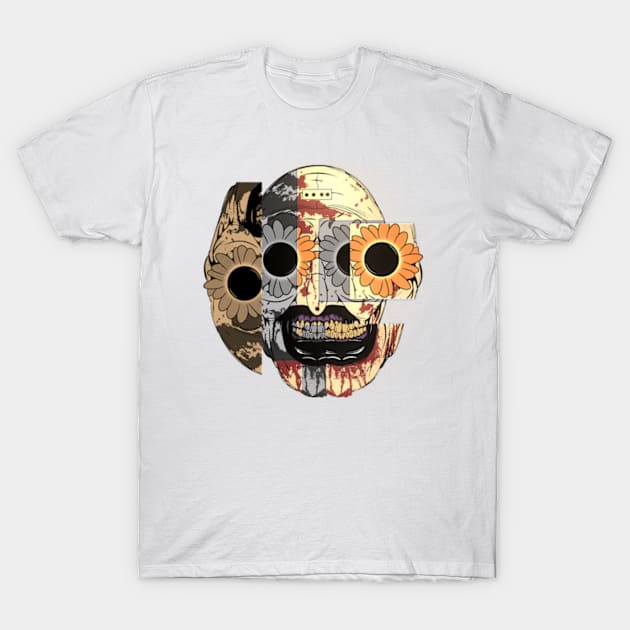 Art The Clown Puzzle Face T-Shirt by Veljam